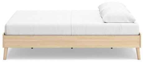 Engineered wood construction of Cabinella platform bed