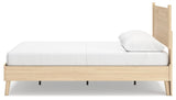 Queen bed frame width and dimensions detail