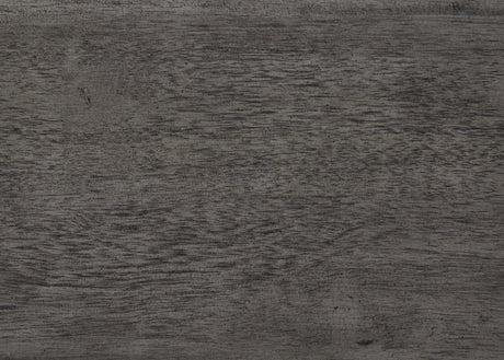 Close-up of Caitbrook Gray Bedroom Set drawer hardware