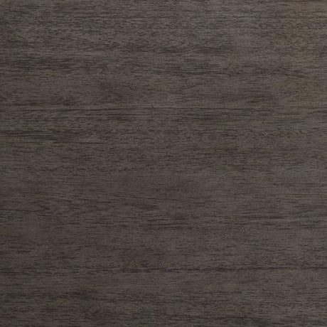 Table underside showing engineered wood construction