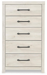 Side view showing drawer details
