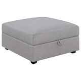 Cambria 6-Piece Upholstered Modular Sectional Grey room view