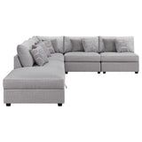 Cambria sectional sofa main front angle