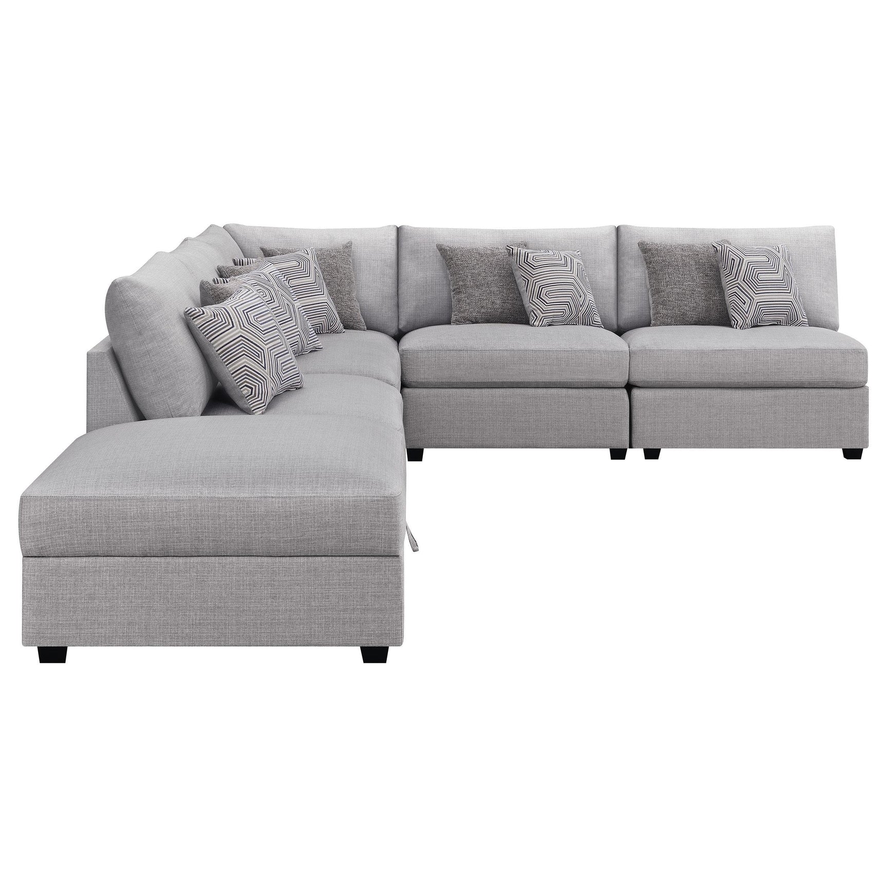 Cambria sectional sofa main front angle
