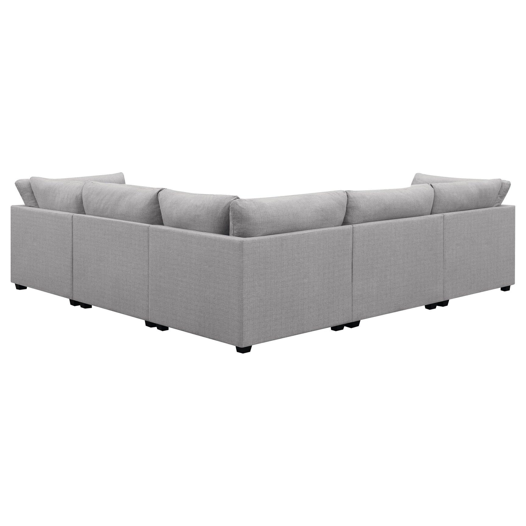 Room view showcasing Cambria 6-piece sectional sofa arrangement