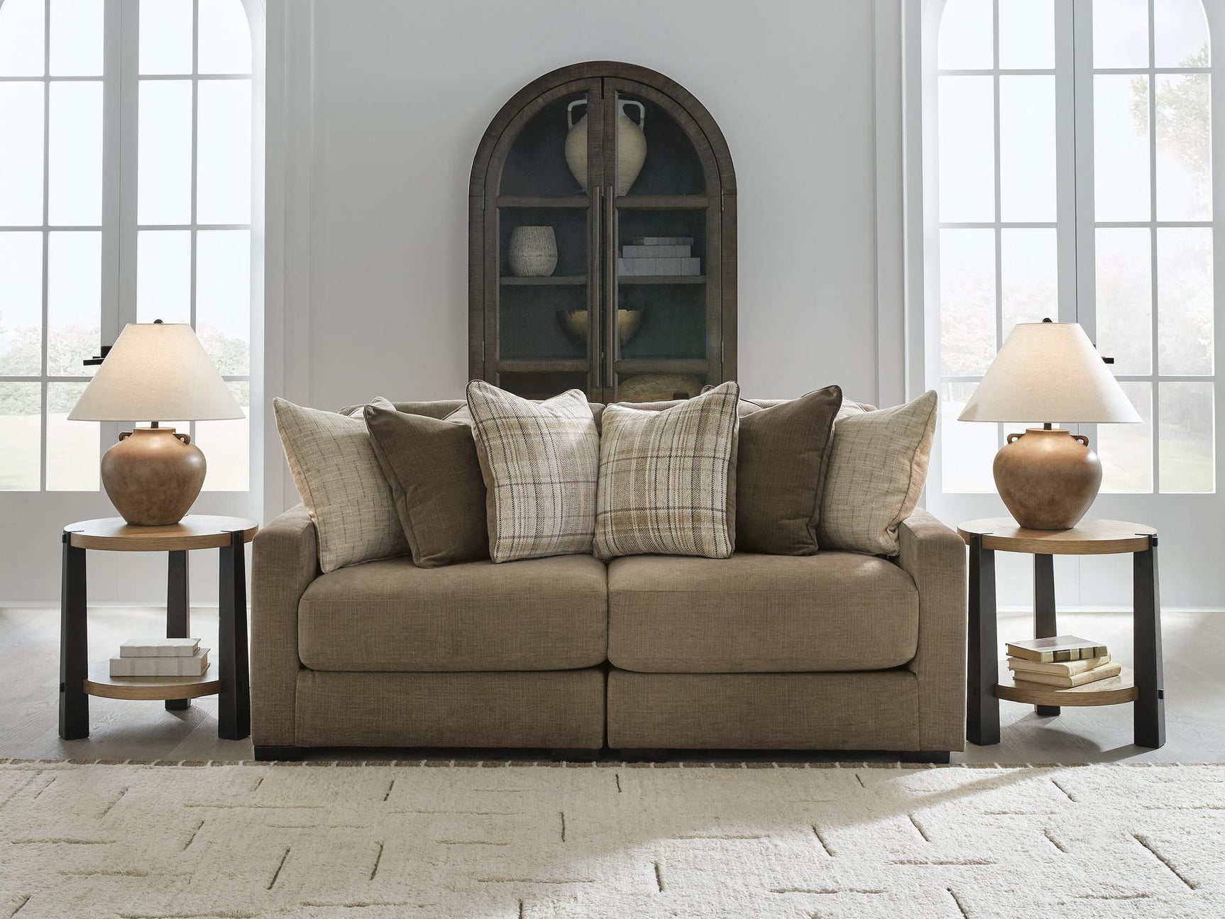 Camellia-Court Coffee 2-Piece Sectional Sofa from Decor Furniture