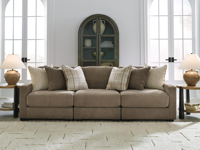 Camellia-Court Coffee 3-Piece Sectional Sofa from Decor Furniture
