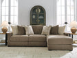 Camellia-Court Coffee 3-Piece Sectional with Chaise from Decor Furniture