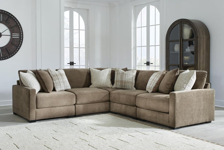 Camellia-Court Coffee 5-Piece Sectional - image 1