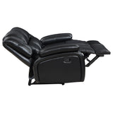 Camila sofa set reclining mechanism in use