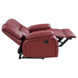 Loveseat fully reclined position