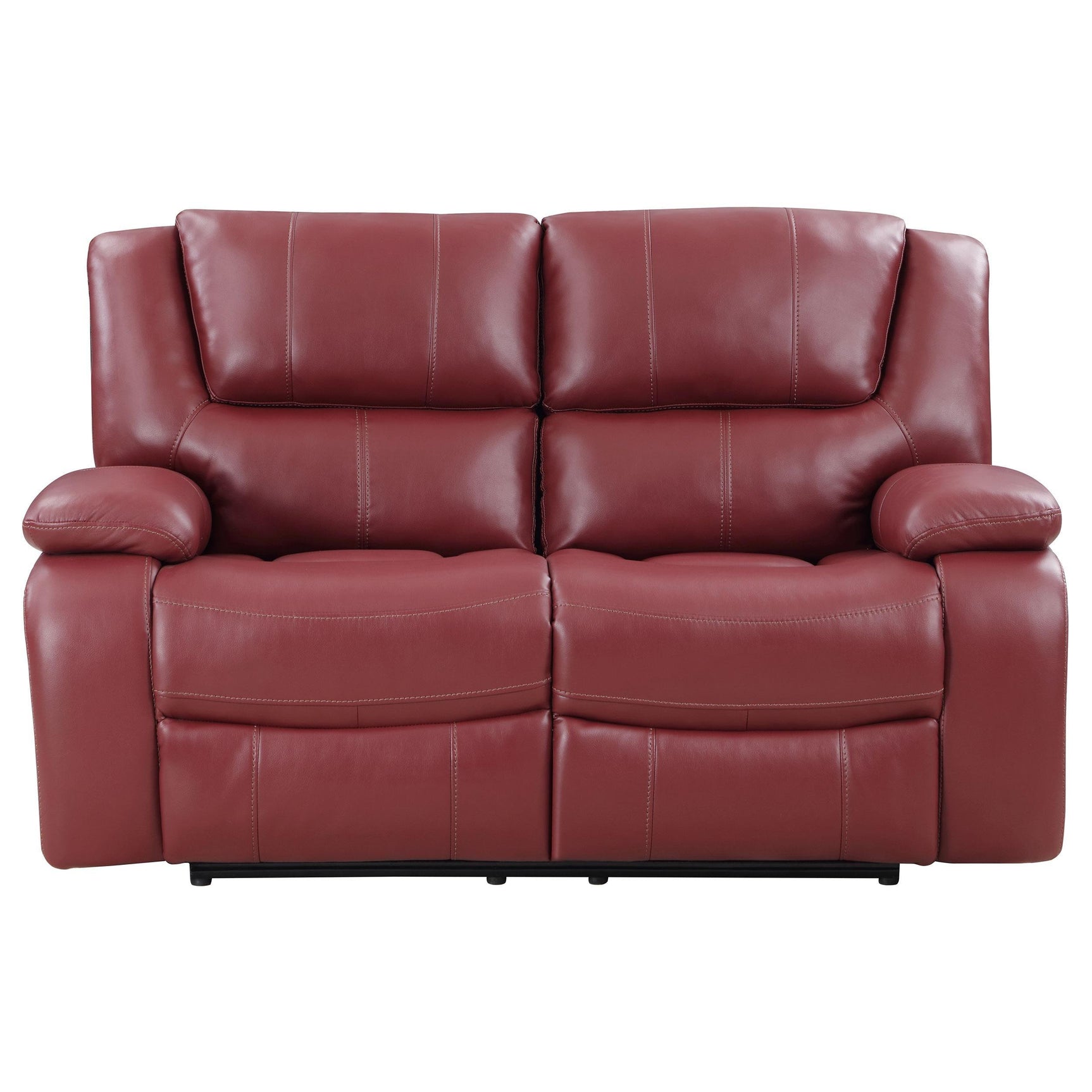 Seating area with contour tufting on sofa