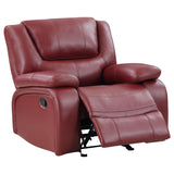 Camila loveseat reclining and footrest extended