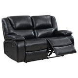 Back angle of Camila Reclining Loveseat