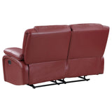 Close-up of Camila loveseat upholstery and stitching