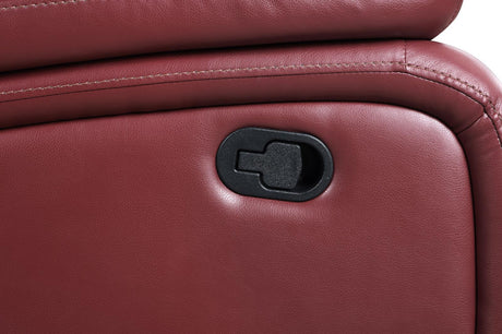 Armrest detail with stitching, Camila loveseat