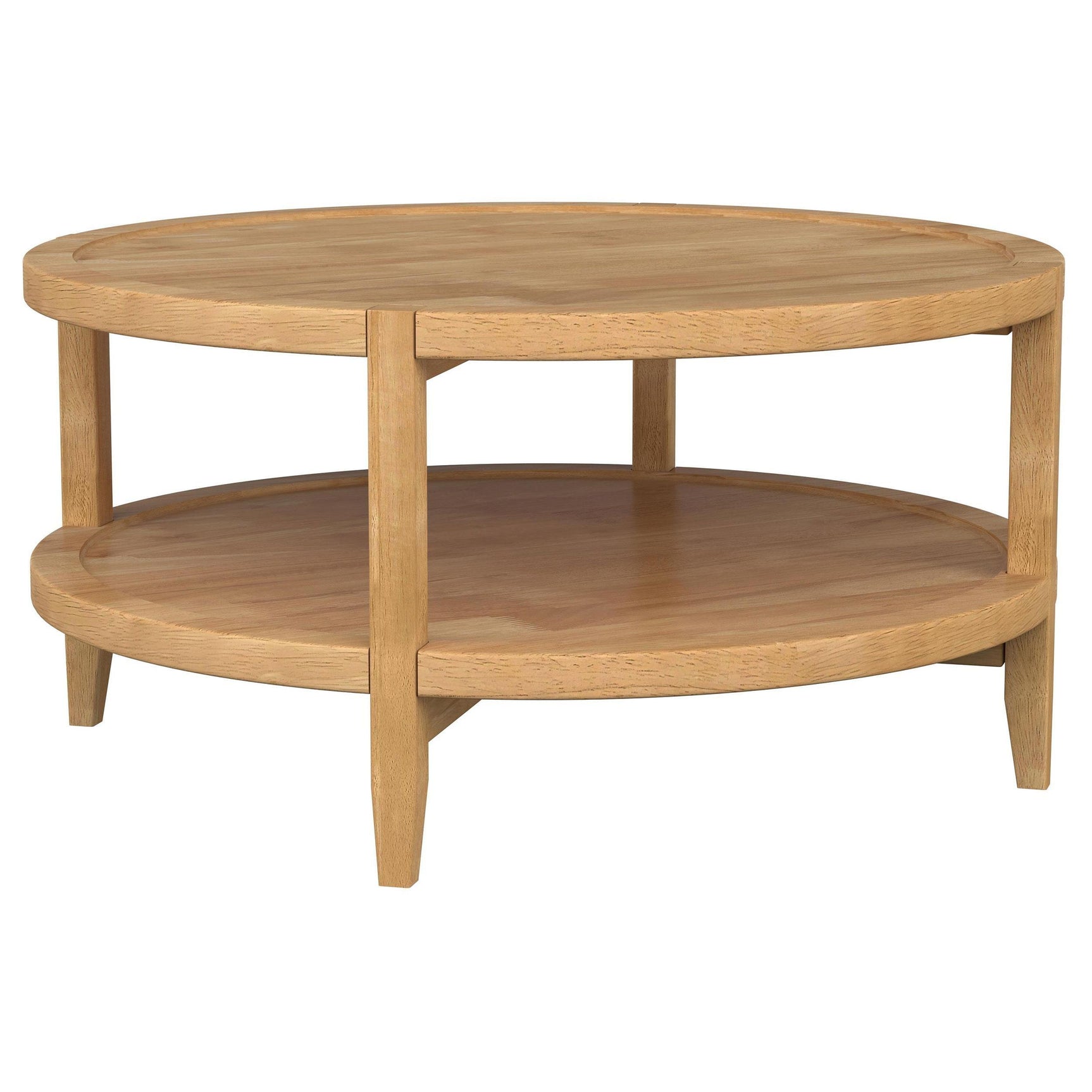 Camillo coffee table tabletop detail with tray effect