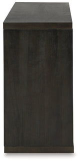 Camlett Sofa Table - Closeup of Patchwork Pattern on Support Post
