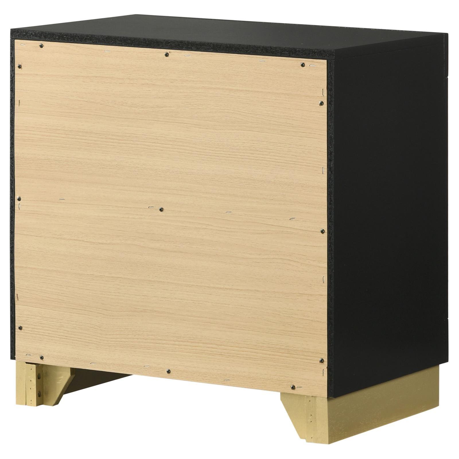 Open drawer view of Caraway nightstand