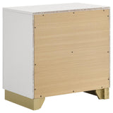 Caraway nightstand in bedroom setting with modern decor