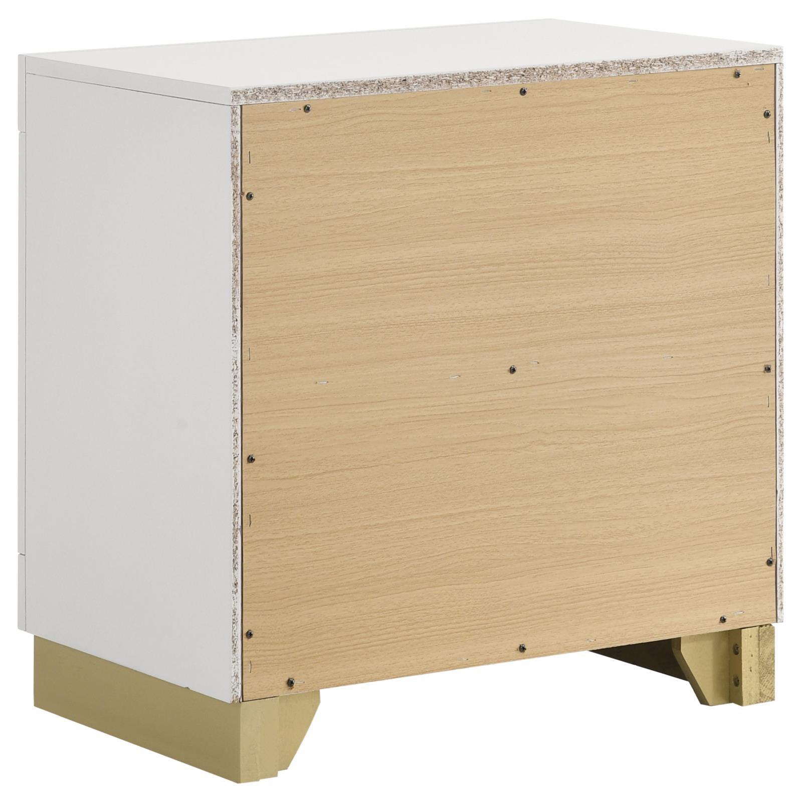 Caraway nightstand in bedroom setting with modern decor