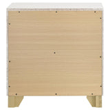 Back view of Caraway nightstand showing solid construction