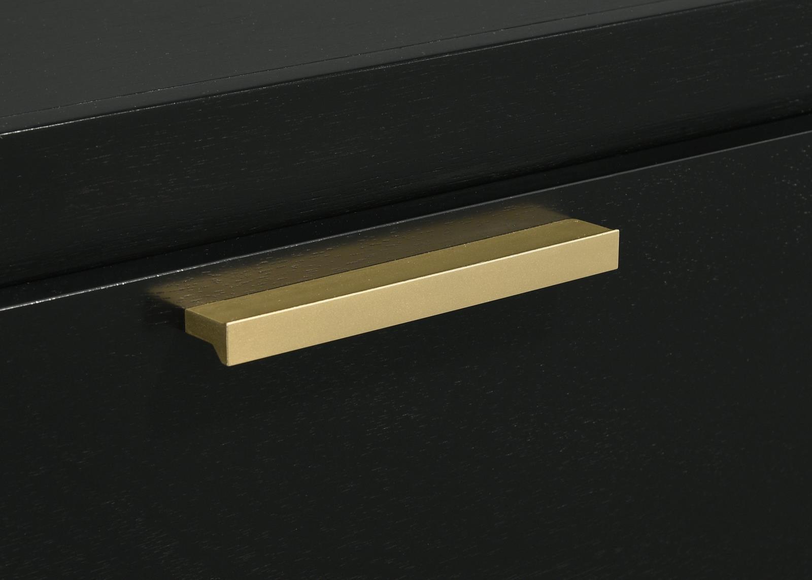 Rear corner detail of Caraway 4-drawer chest