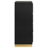 Caraway chest drawers partially open showing interior