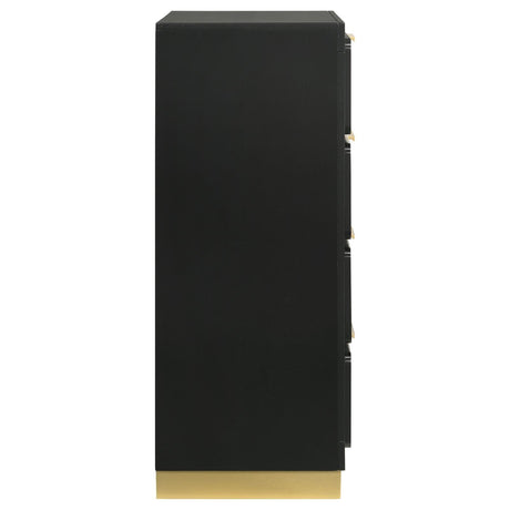 Caraway chest drawers partially open showing interior