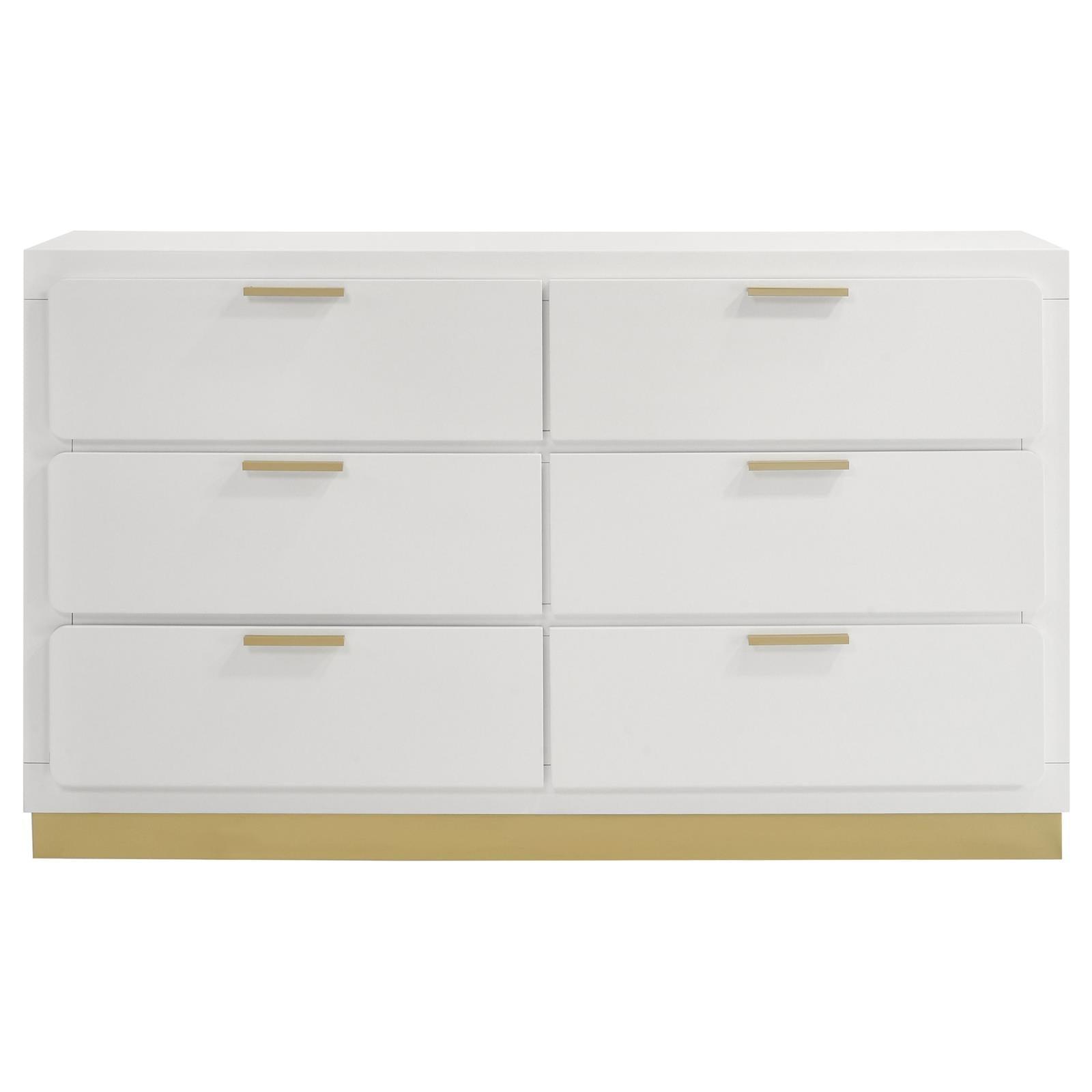 Close-up of drawer with English dovetail joinery on Caraway dresser