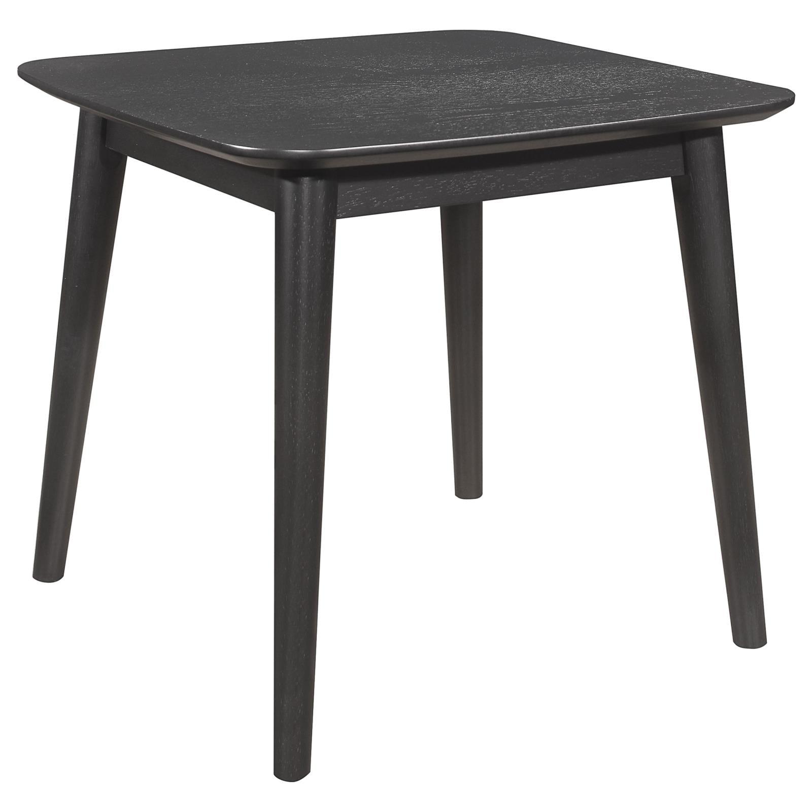 Carey 3-piece occasional set black ash wood end table front angle