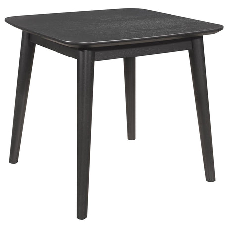 Carey 3-piece occasional set black ash wood end table front angle