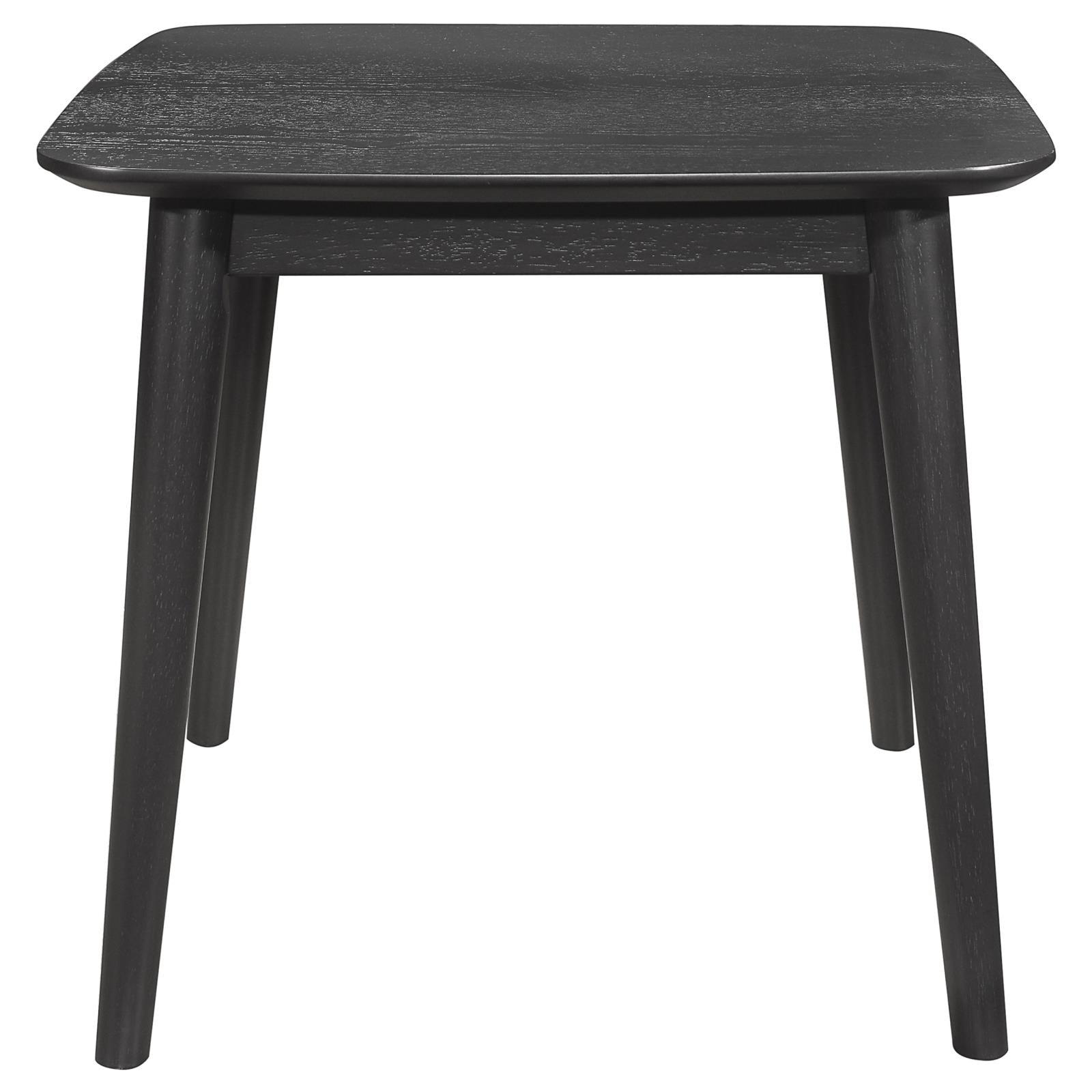 Carey 3-piece occasional set black ash wood end table top view