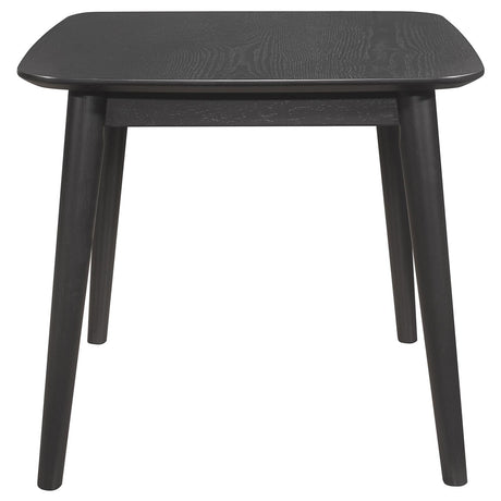 Carey 3-piece occasional set black ash wood set corner view