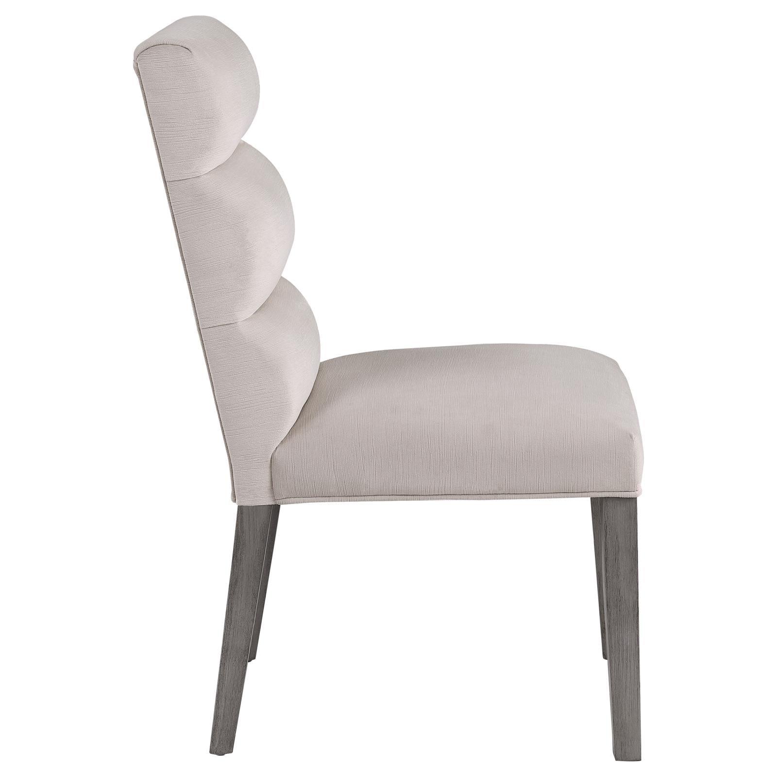Side chair set in modern kitchen dining area