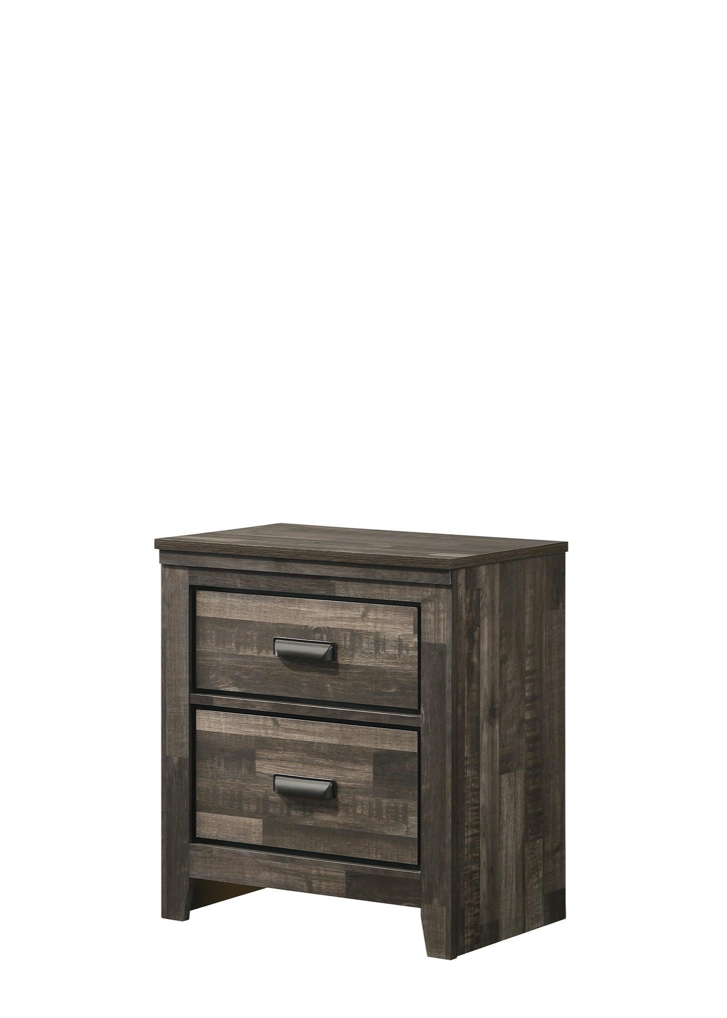 Carter Night Stand Brown - Ella Furniture
