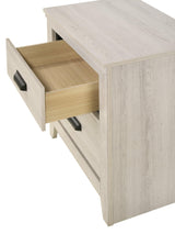 Carter White Modern Contemporary Solid Wood And Veneers 5-Drawers Chest - Ella Furniture