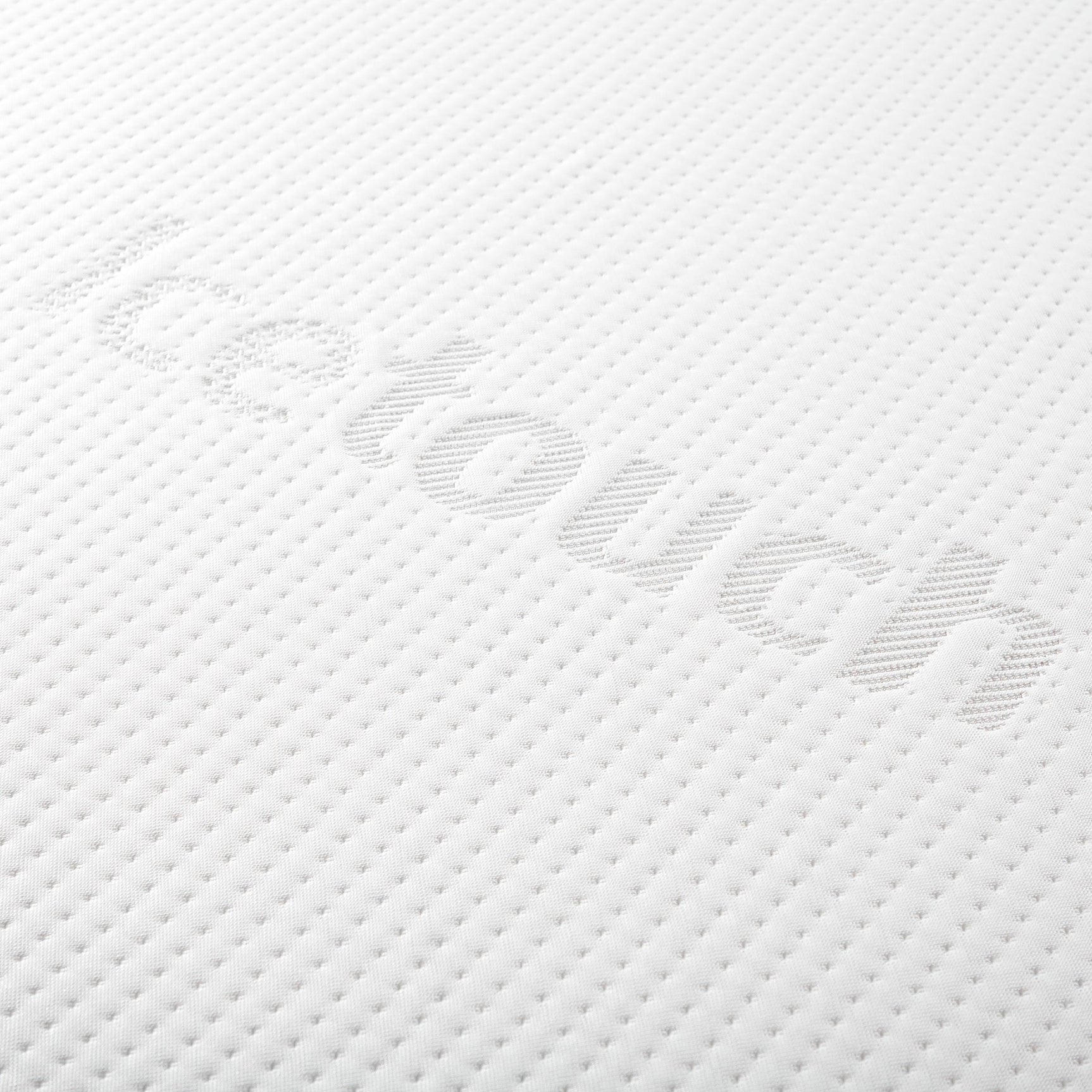 Cascade 3 inch Twin XL cool memory foam mattress topper, top view