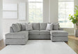 Casselbury Cement 2-Piece Sectional with Ottoman - image 13