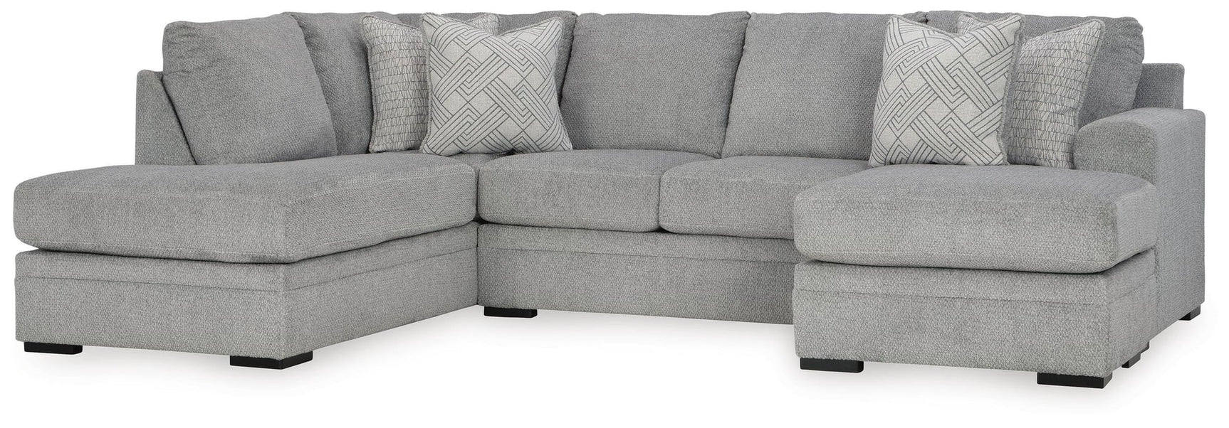 Casselbury Cement 2-Piece Sectional with Ottoman - image 4