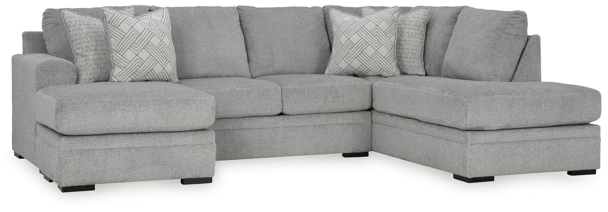 Casselbury Cement 2-Piece Sectional with Ottoman - image 4