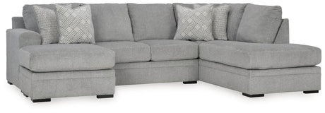 Casselbury Cement 2-Piece Sectional with Ottoman - image 4