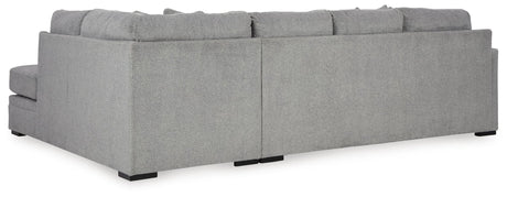 Casselbury Cement 2-Piece Sectional with Ottoman - image 5