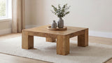 Butte Square Mango Wood Coffee Table Natural — product image 2