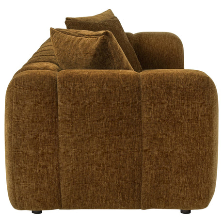 Lazaro Fabric Upholstered Wide Channel Sofa Bronze — product image 8