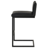 Vardon Genuine Leather Bar Stool Black Set of 2 — product image 5