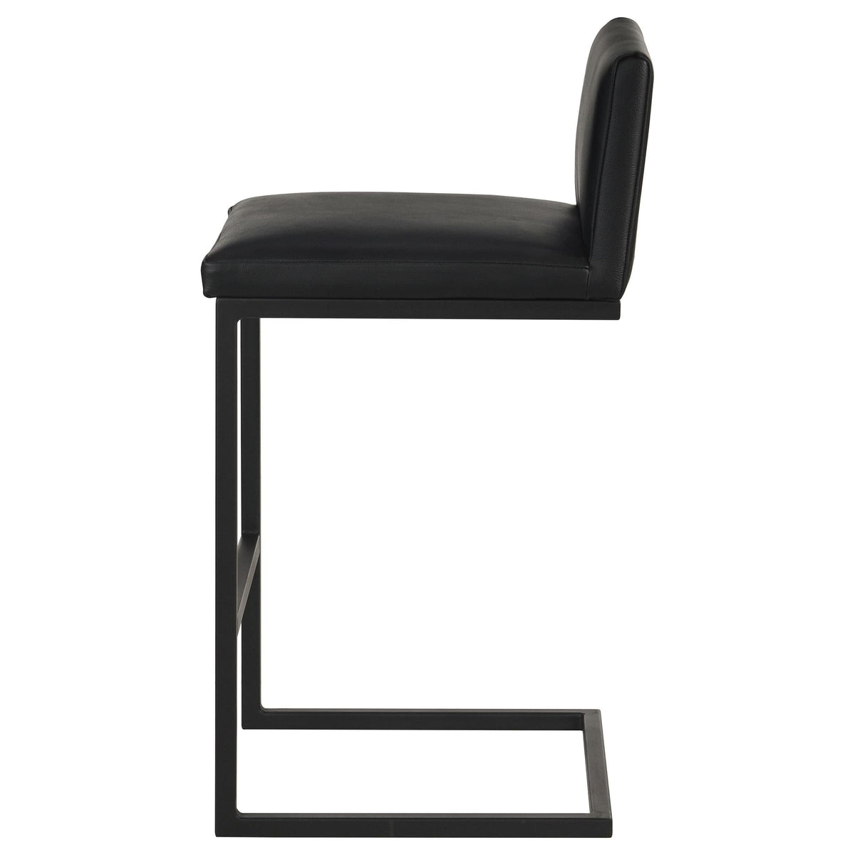 Vardon Genuine Leather Bar Stool Black Set of 2 — product image 5