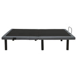 Weston Full Dual-Motor Massage Adjustable Bed Base in Black and Grey — product image 6