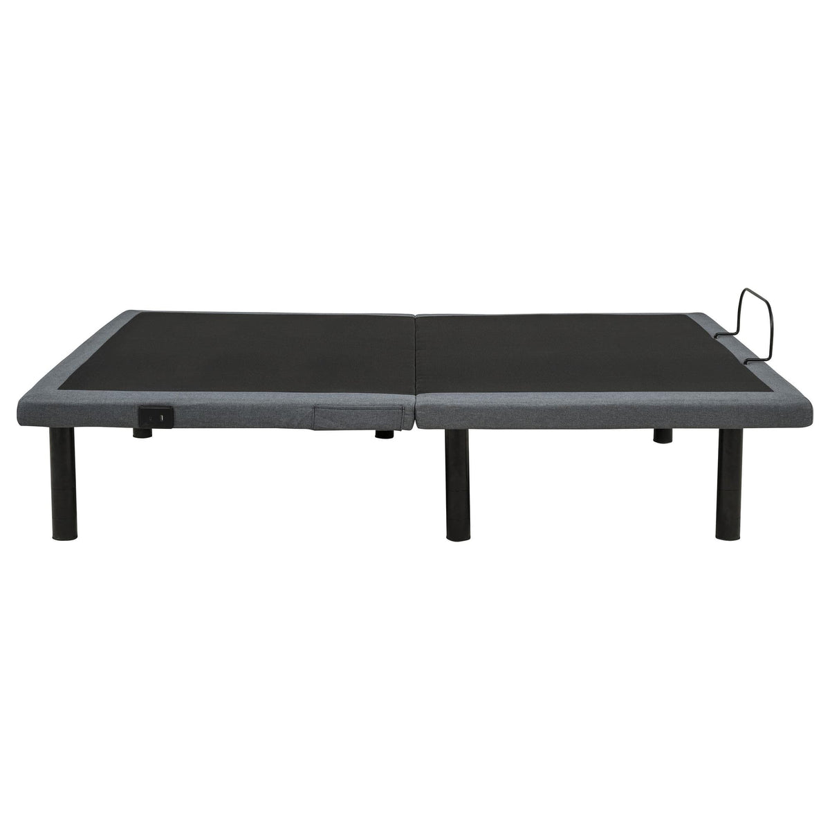 Weston Full Dual-Motor Massage Adjustable Bed Base in Black and Grey — product image 6