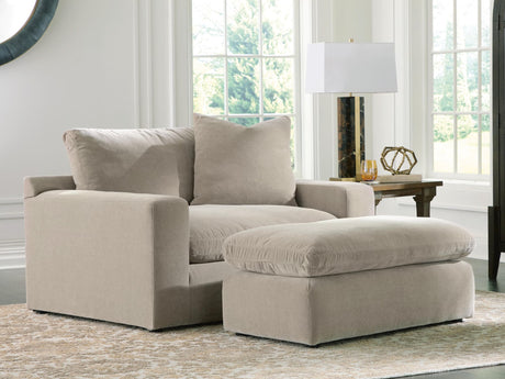 Maxton Pebble Heights Oversized Chair and Ottoman — product view